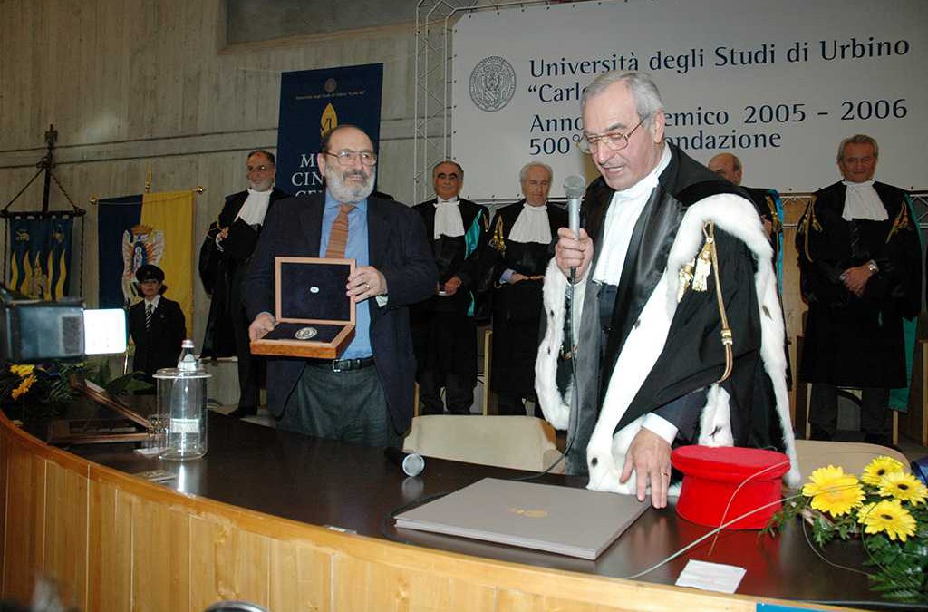 L’Università di Urbino piange la scomparsa di Umberto Eco