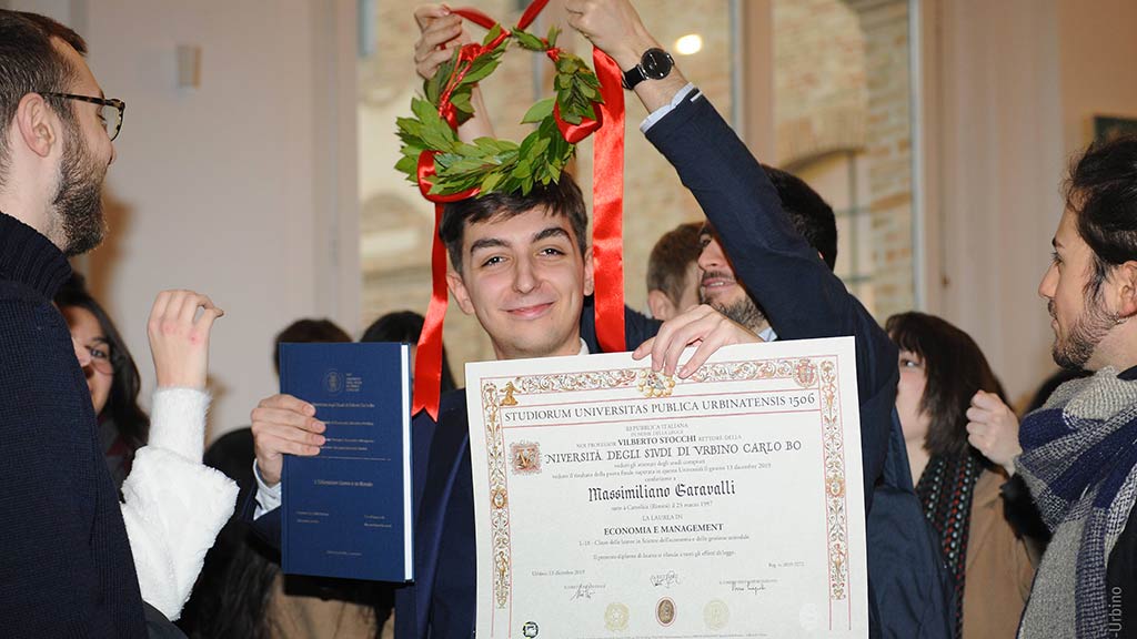 Double degree: il primo laureato di Uniurb in Economia e Management ed European Economic Studies