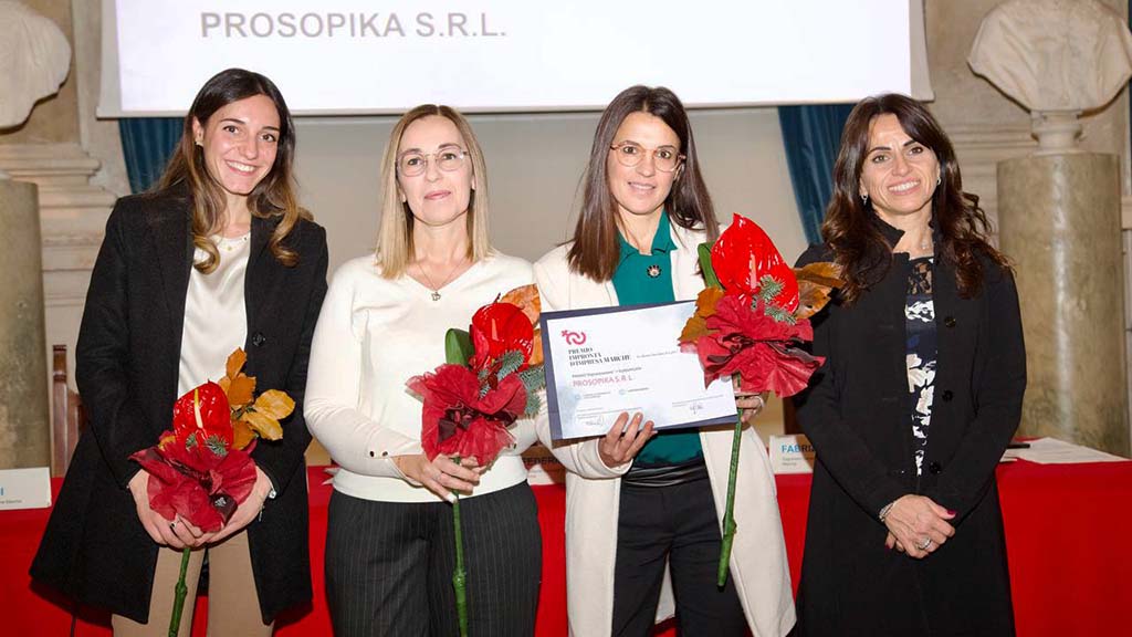 Imprese femminili vincenti: lo spin-off Prosopika premiato dalla Camera di Commercio delle Marche